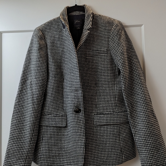 J. Crew Regent Blazer in Houndstooth Wool - Picture 2 of 8